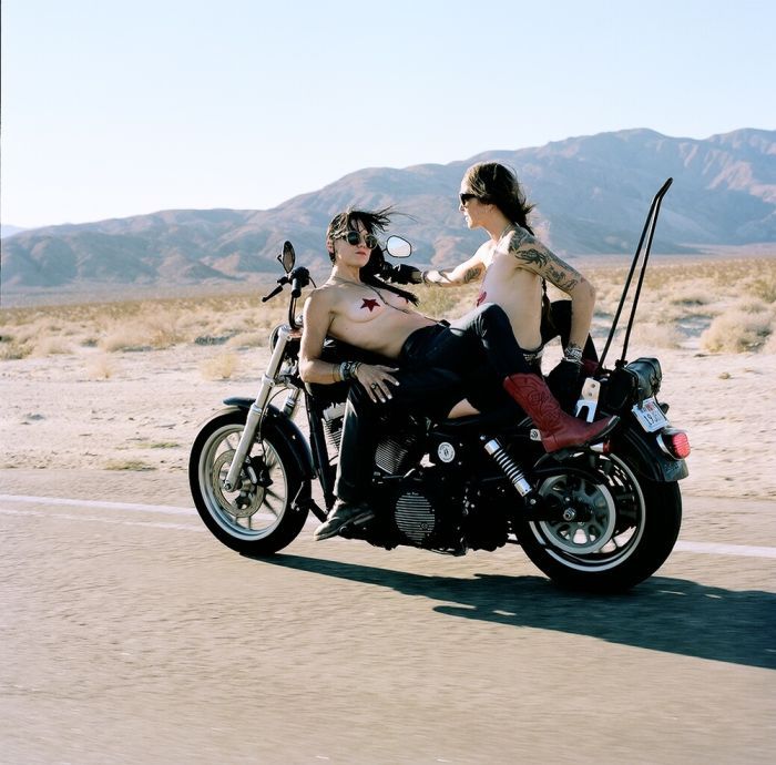 Girls on a motorcycle in Patna