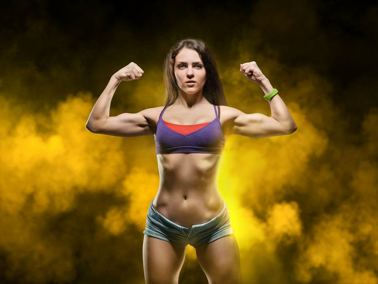 Athletic girls in Patna